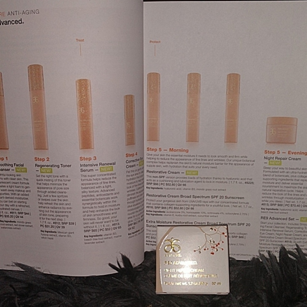 NWT Arbonne Night repair cream